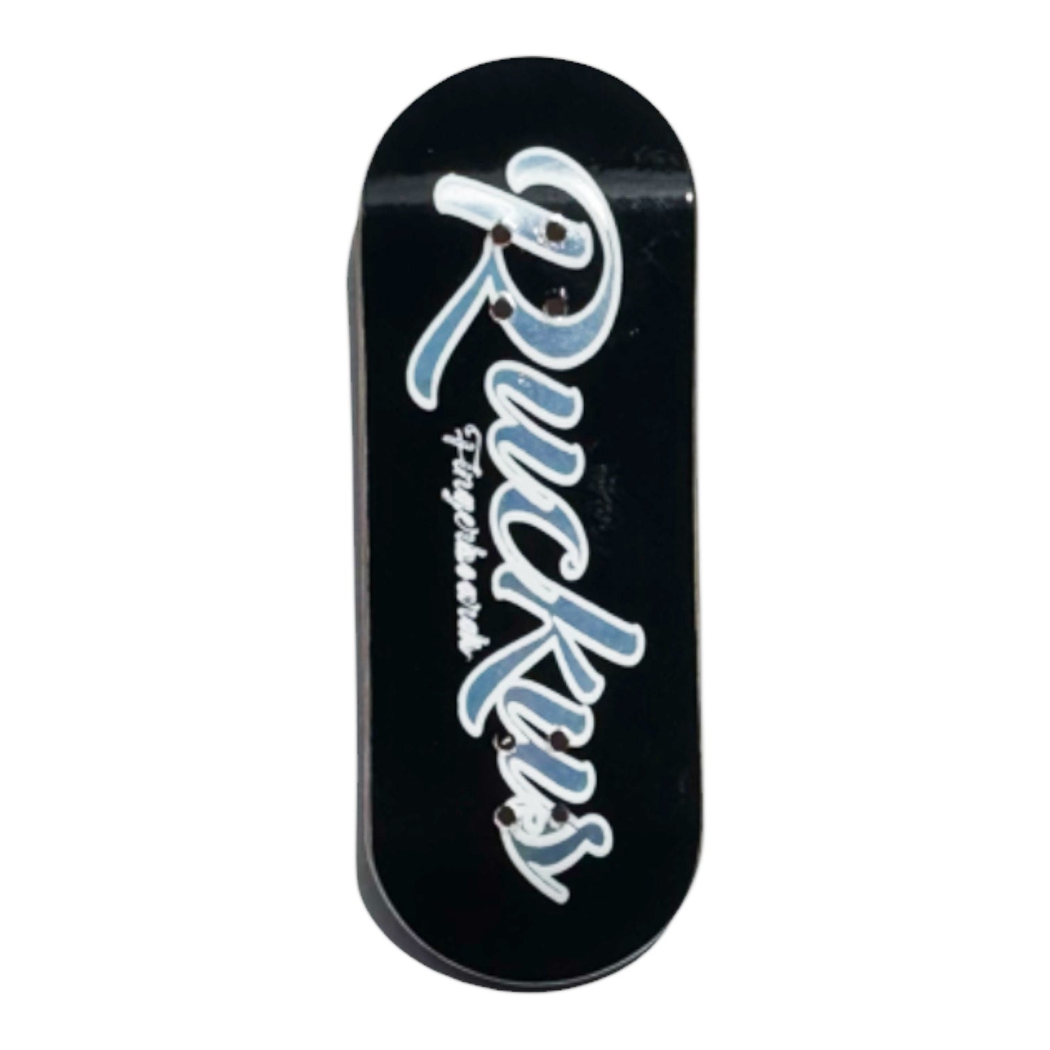 Ruckus Deck 32mm Gemini - Silver Holo Text, Black Background