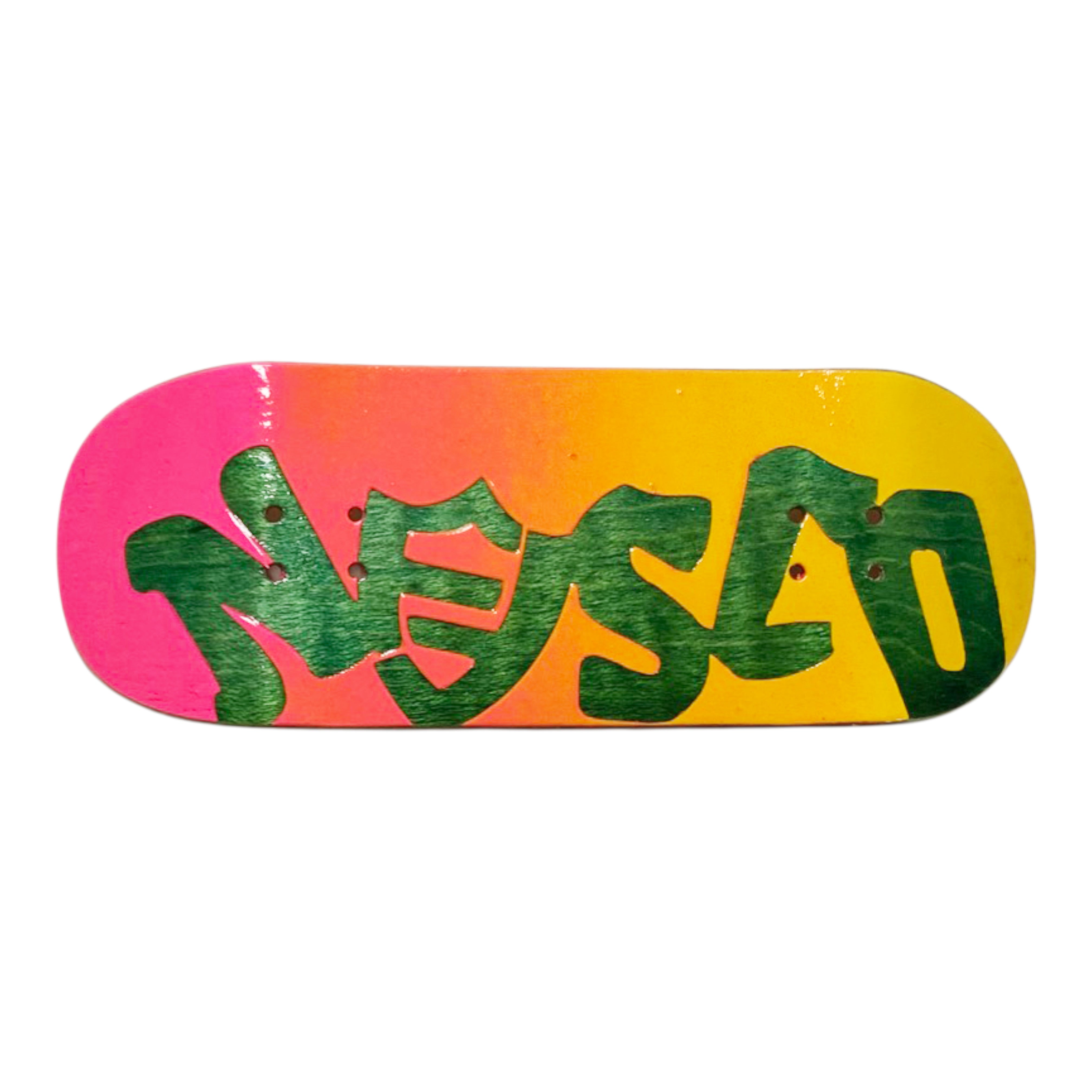 Nosco Deck - NS3 Medium 29mm - FF Embossed Collab - Pink/Yellow w