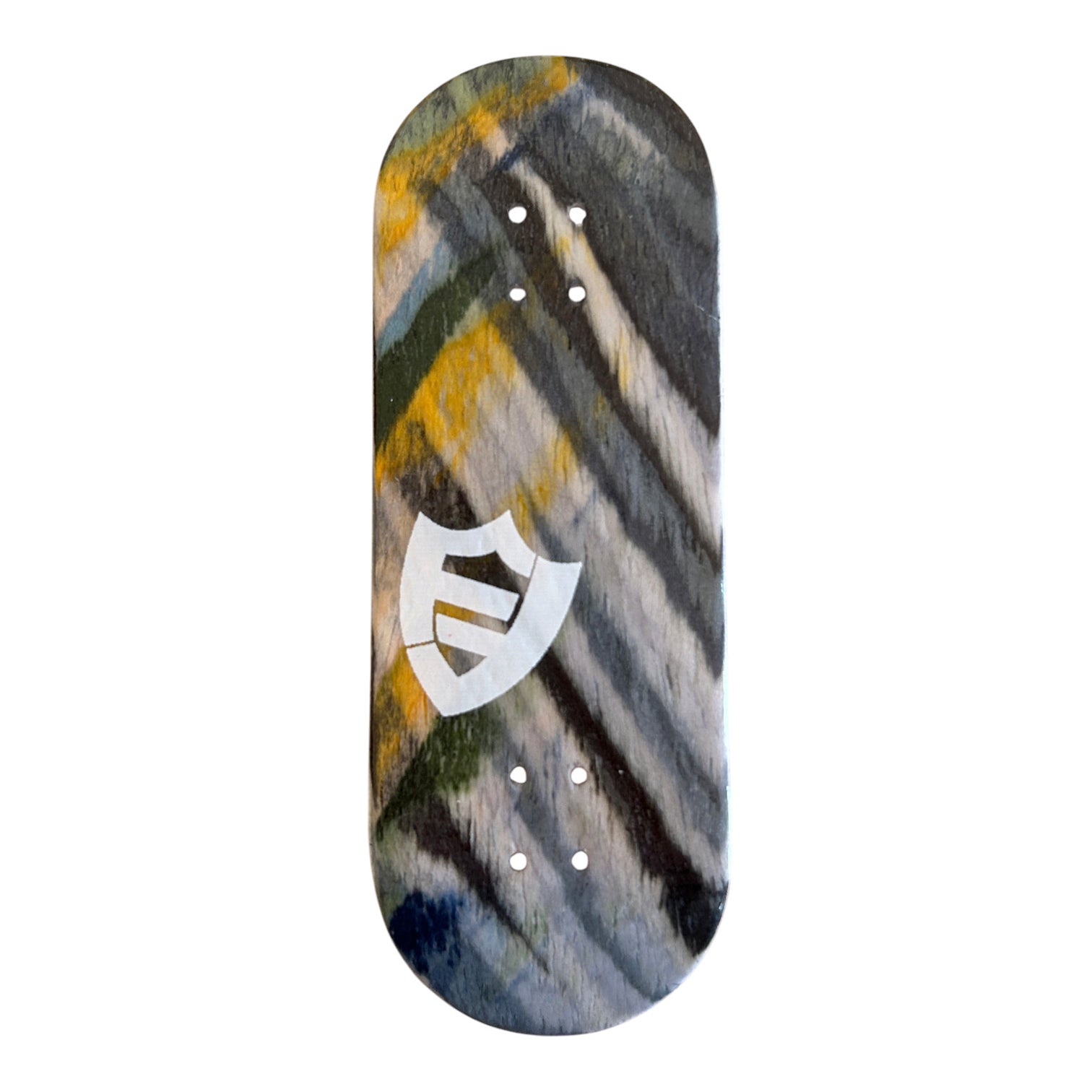 FlatFace G16 Deck - 32.7mm - Real Wear Mini Logo on Premium Grey/Yello ...