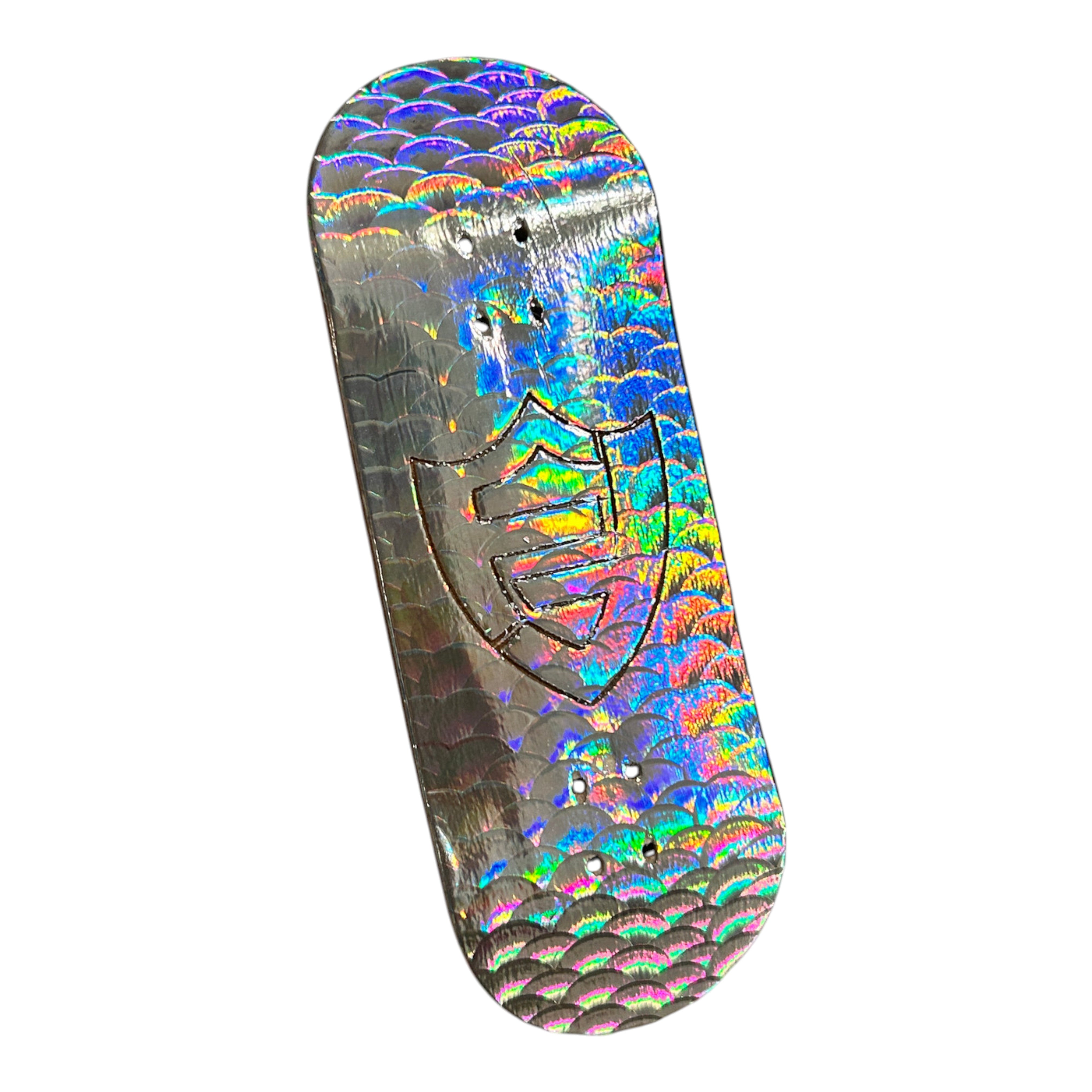 FlatFace G16 Deck - 36mm - FF Logo Engraved Fish Scale Metallic - Limi ...