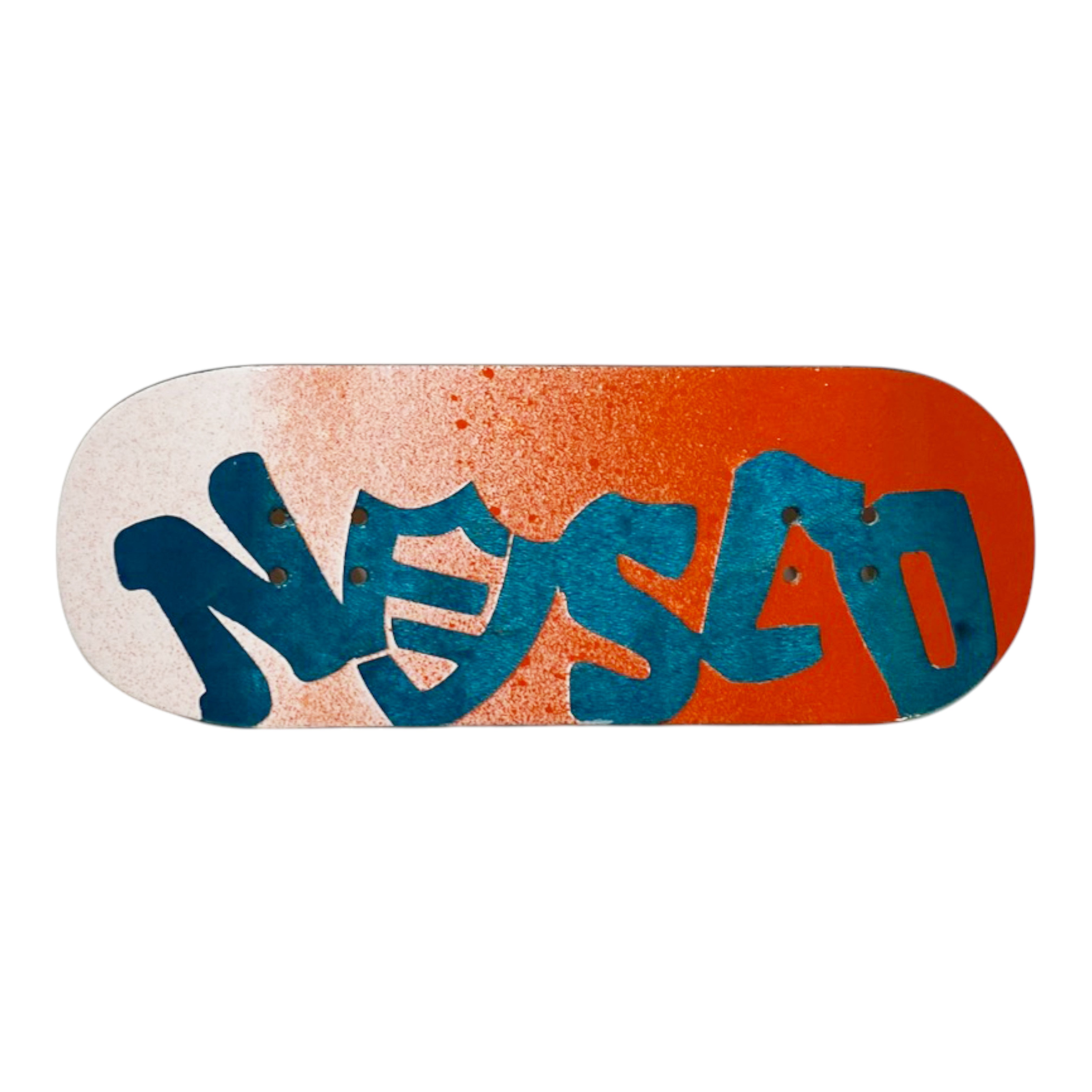 Nosco Deck - NS2 High 34mm - FF Embossed Collab - Orange/White w